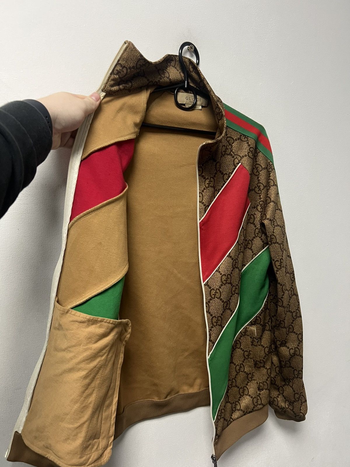Gucci Gucci Monogram Logo GG Jacquard Track Suit Zip-up Jacket Size US M / EU 48-50 / 2 - 5 Thumbnail