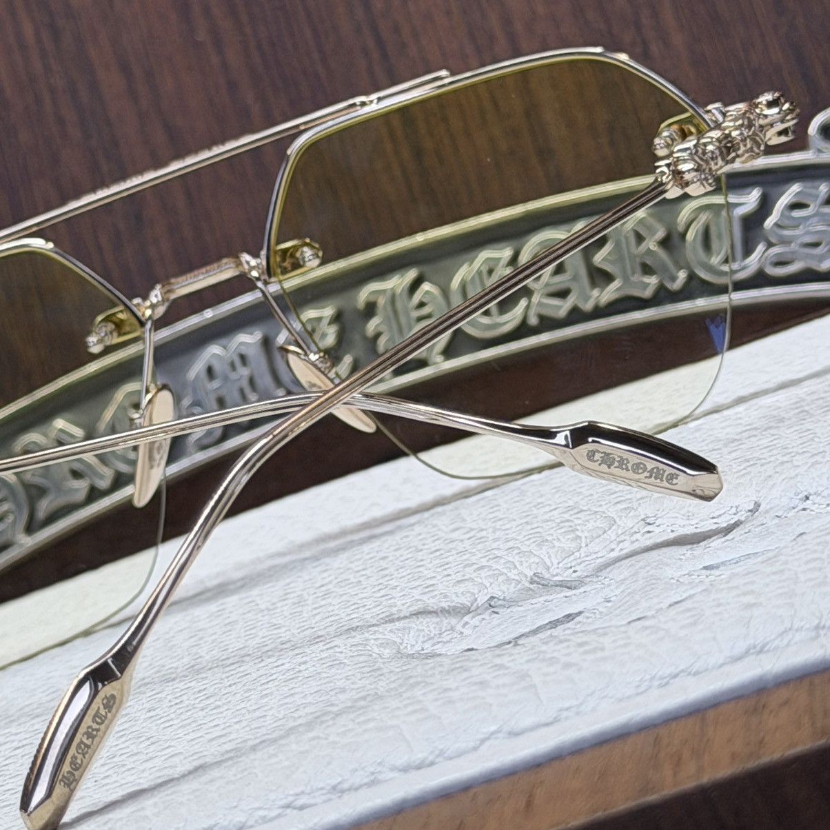 Chrome Hearts Chrome Hearts STINGER 1/1 Sunglasses Size ONE SIZE - 13 Thumbnail