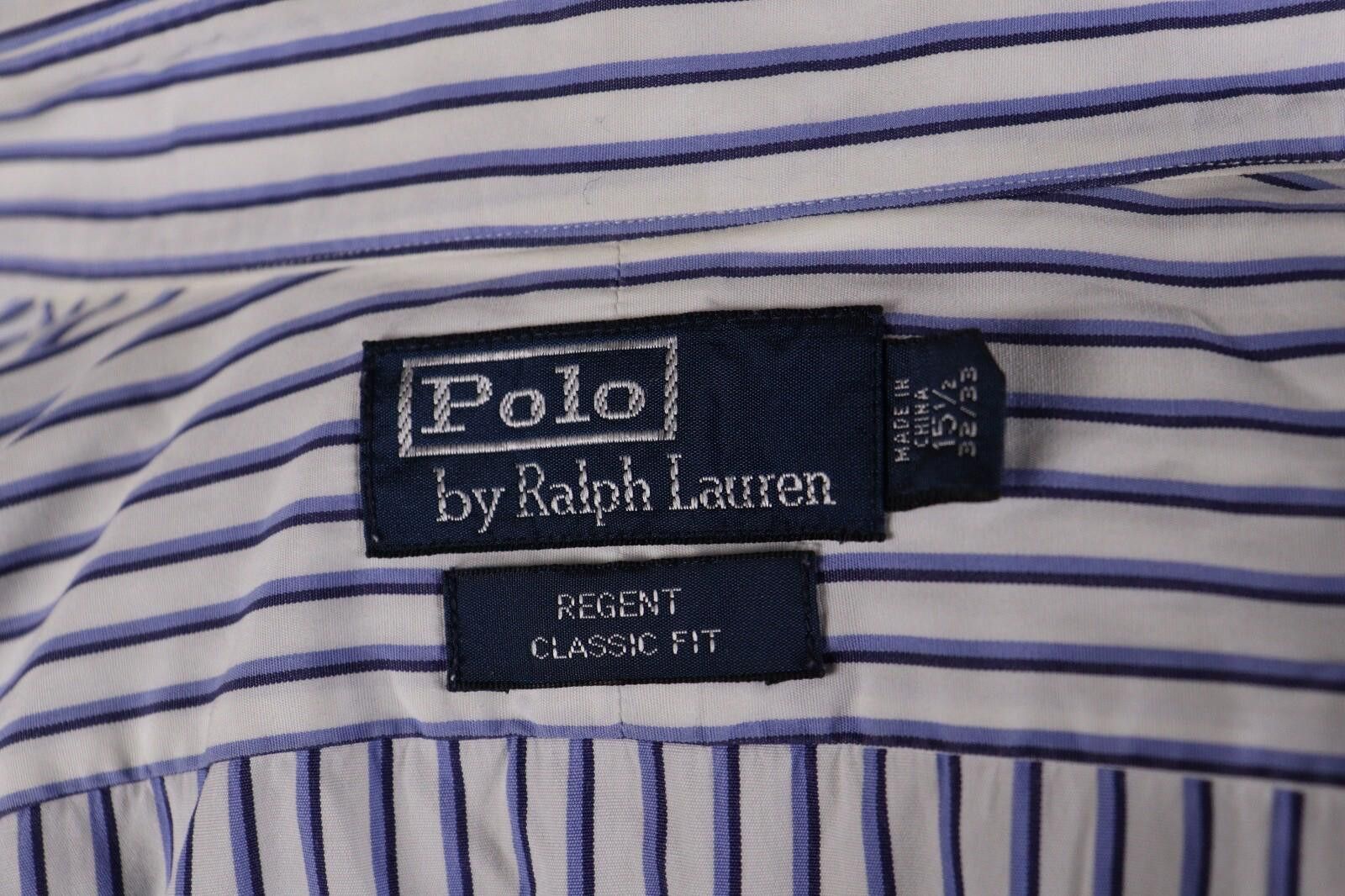 Polo Ralph Lauren Polo Ralph Lauren Regent Classic Fit Shirt Size 32 / 33 Size US M / EU 48-50 / 2 - 11 Thumbnail