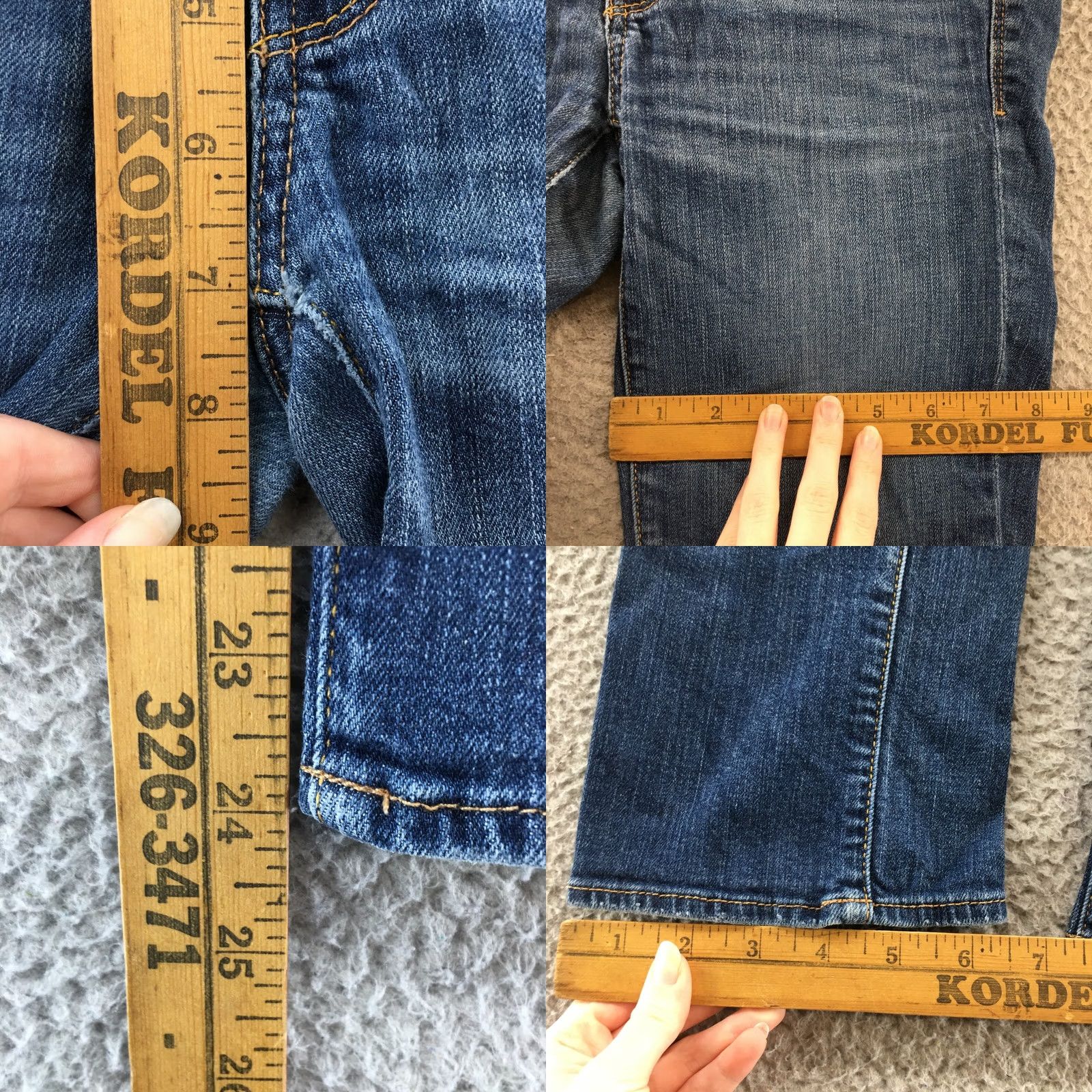 American Eagle Outfitters American Eagle Stretch Artist Capri Jeans Womens 4 Reg Blue Denim Capris 30x24 Regular Moderate Wash Size 27" / US 4 / IT 40 - 8 Thumbnail