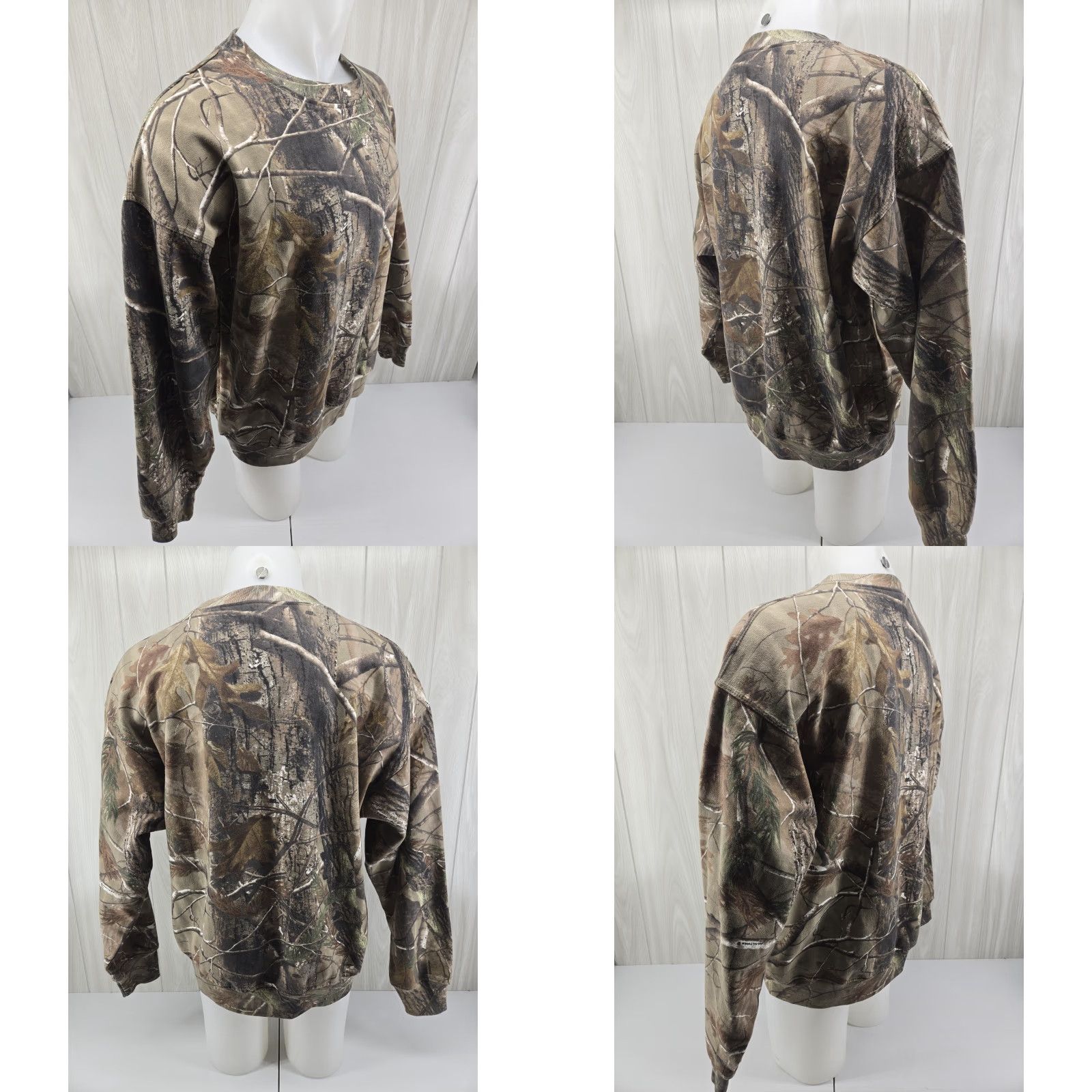 Vintage VINTAGE Ranger Sweat Shirt AP Realtree Camo Mens Large Fleece Lined #1 Size US L / EU 52-54 / 3 - 8 Thumbnail