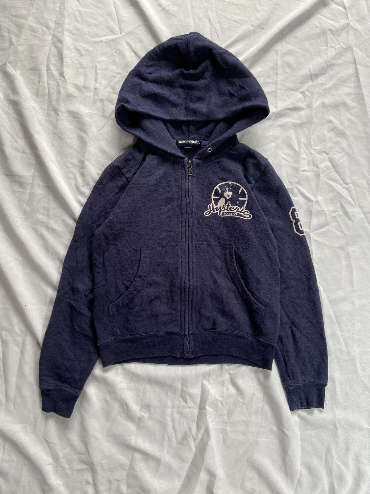 image of If Six Was Nine x Ppfm Hysteric Glamour Rocket 9 Hoodie in Navy, Men's (Size XS)