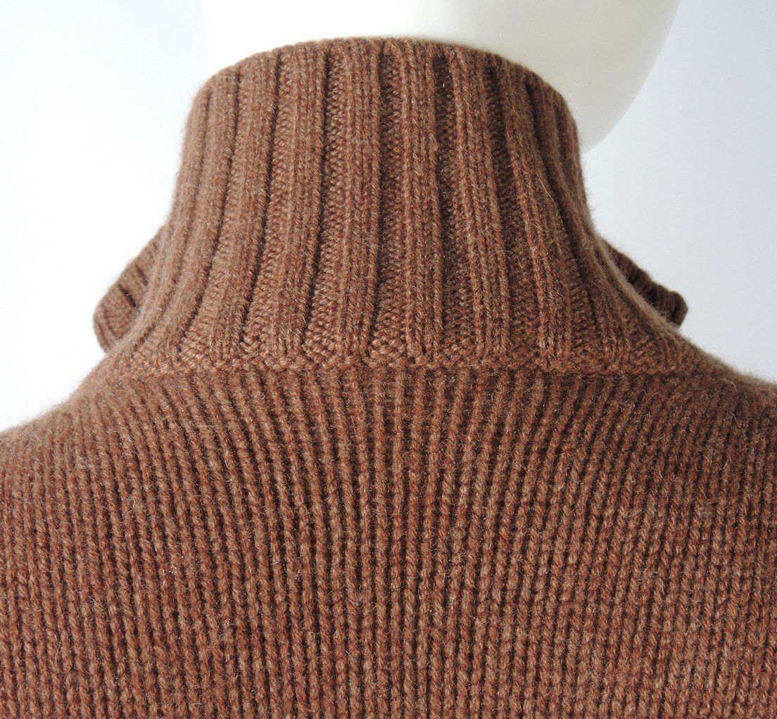 Loro Piana o1smst1ft0424 Cashmere Zip Cardigan in Brown Size S / US 4 / IT 40 - 9 Thumbnail