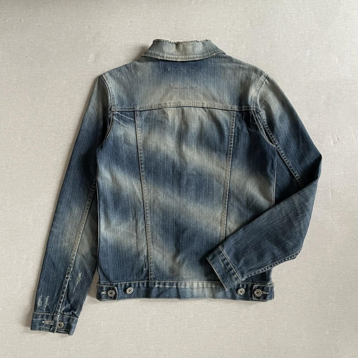 Attachment Attachment Stone Washed Distressed Denim Jacket Size US M / EU 48-50 / 2 - 2 Thumbnail