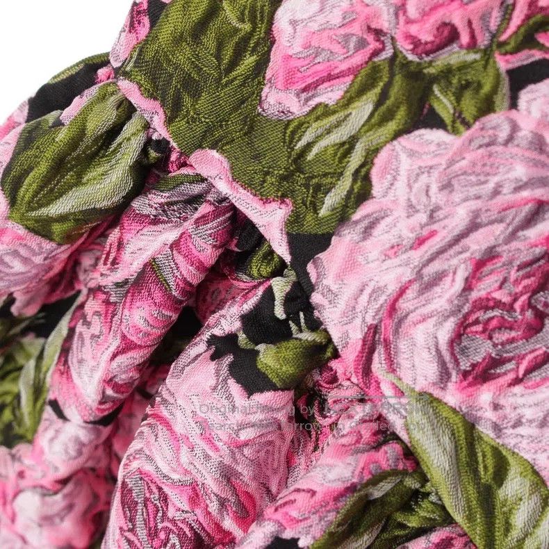 Comme des Garcons Comme Des Garcons size XS Pink Retro Floral Design Skirt Size 23" - 6 Thumbnail