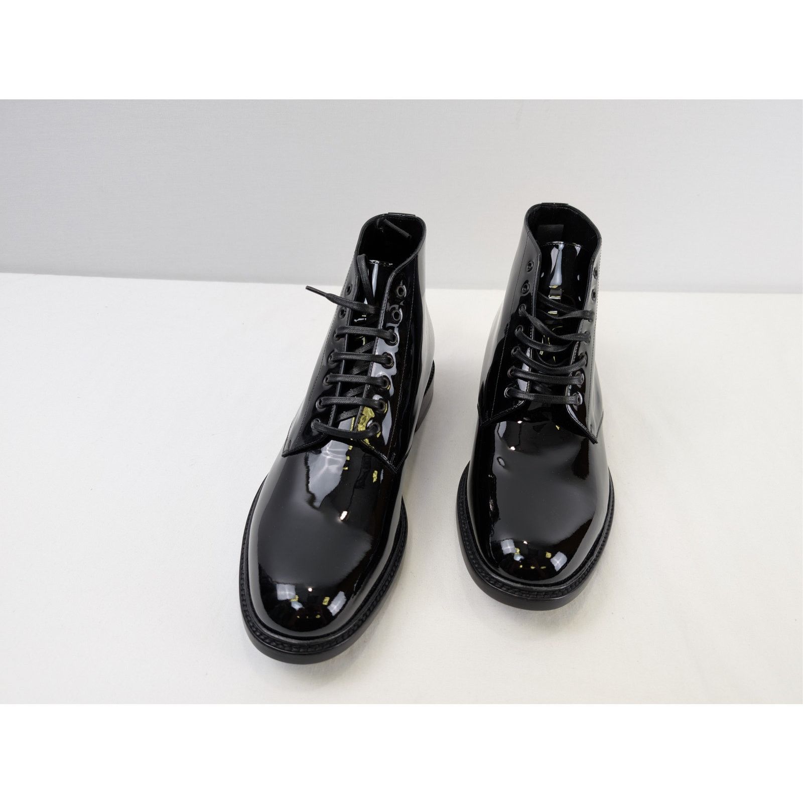 Saint Laurent Paris o1rshd1 Army 20 Lace up Boot in Black Size US 9.5 / EU 42-43 - 8 Thumbnail