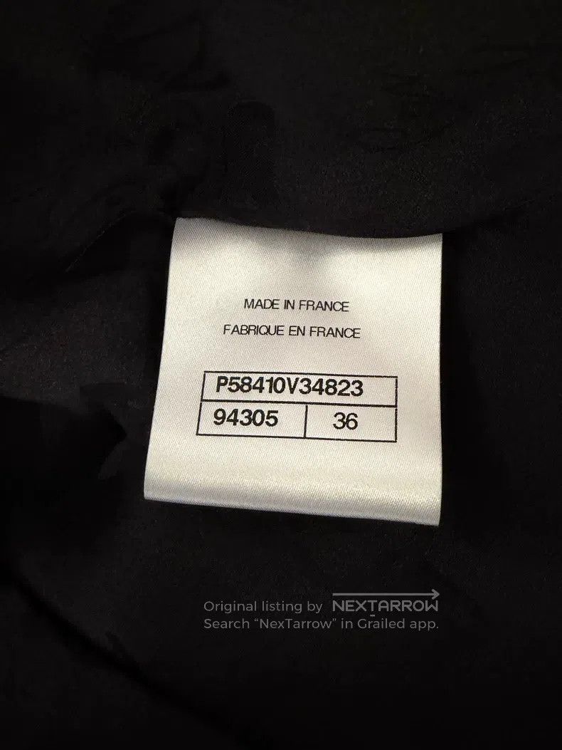 Chanel Chanel 18 Spring and Summer Black Wool Satin Suit Jacket Size XS / US 0-2 / IT 36-38 - 4 Thumbnail