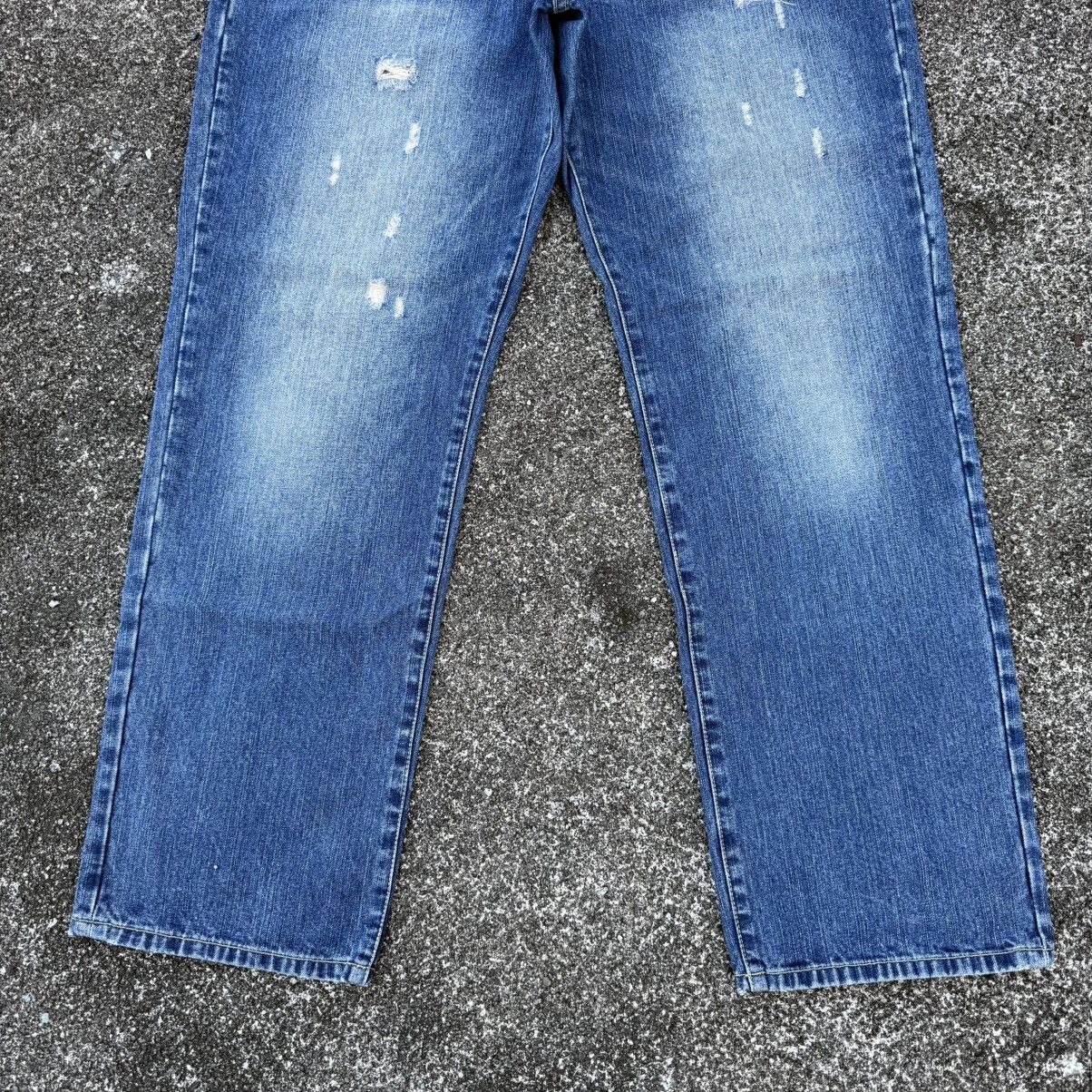 Japanese Brand VINTAGE AMORE DENIM RIPPEP JEAN PANTS Size US 38 / EU 54 - 4 Thumbnail