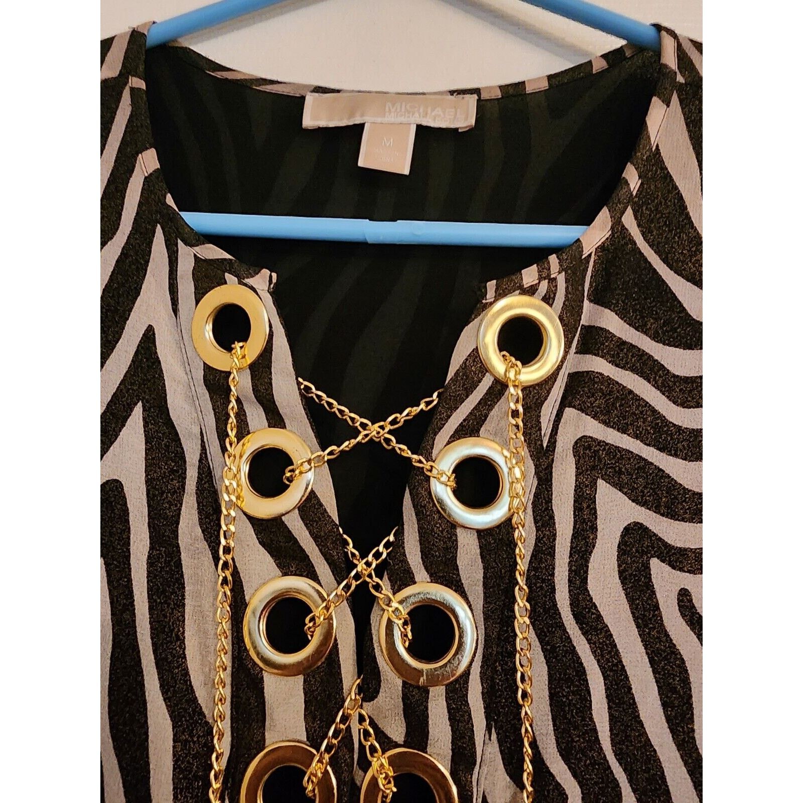 Michael Kors Michael Kors Sheer Long Dress Womens Med. Animal Print Size M / US 6-8 / IT 42-44 - 2 Thumbnail