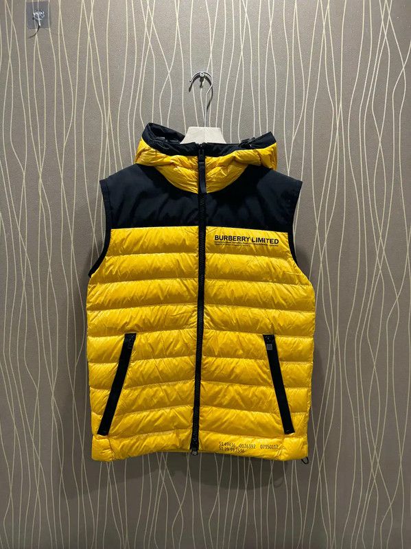 Burberry Burberry Men's Yellow Padded Jacket Size US S / EU 44-46 / 1 - 1 Thumbnail