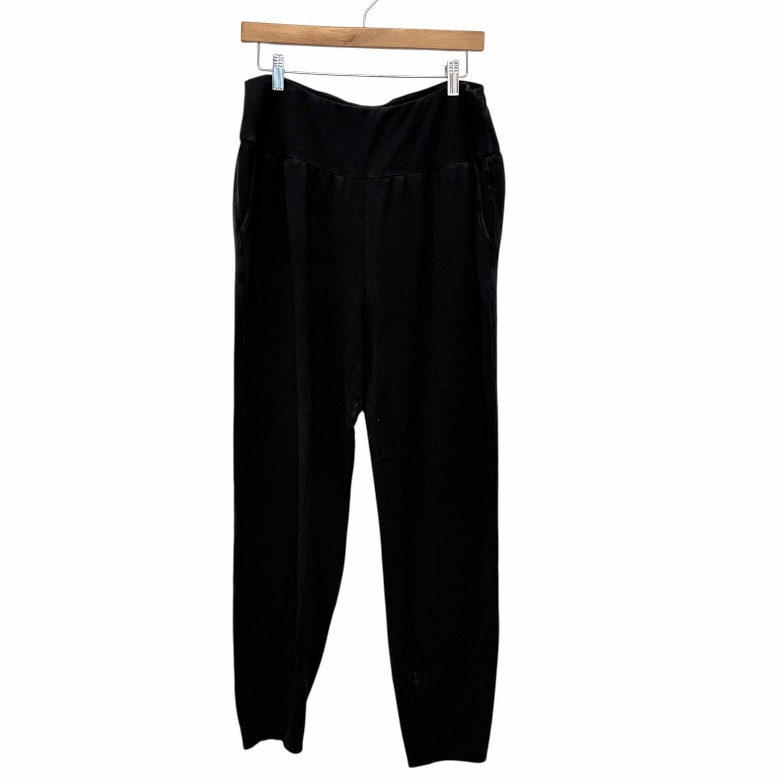 Other Garnet Hill Black Perfect Travel Pants Sz L Size 34" / US 12 / IT 48 - 1 Thumbnail