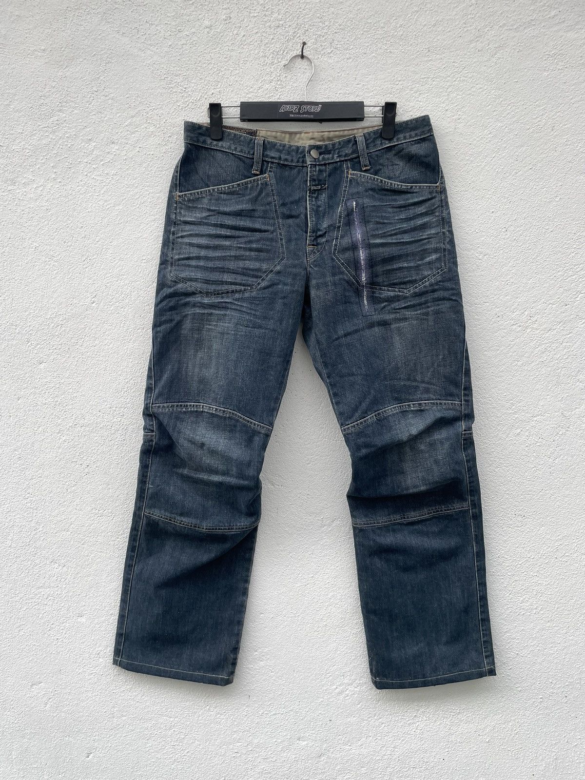 If Six Was Nine × Marithe + Francois Girbaud Marithe Francois Girbaud Repair Jeans Size US 32 / EU 48 - 1 Thumbnail