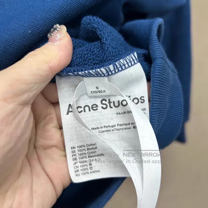 Acne Studios Acne Studios Smiley Embroidered Hooded Sweatshirt Size US S / EU 44-46 / 1 - 4 Thumbnail