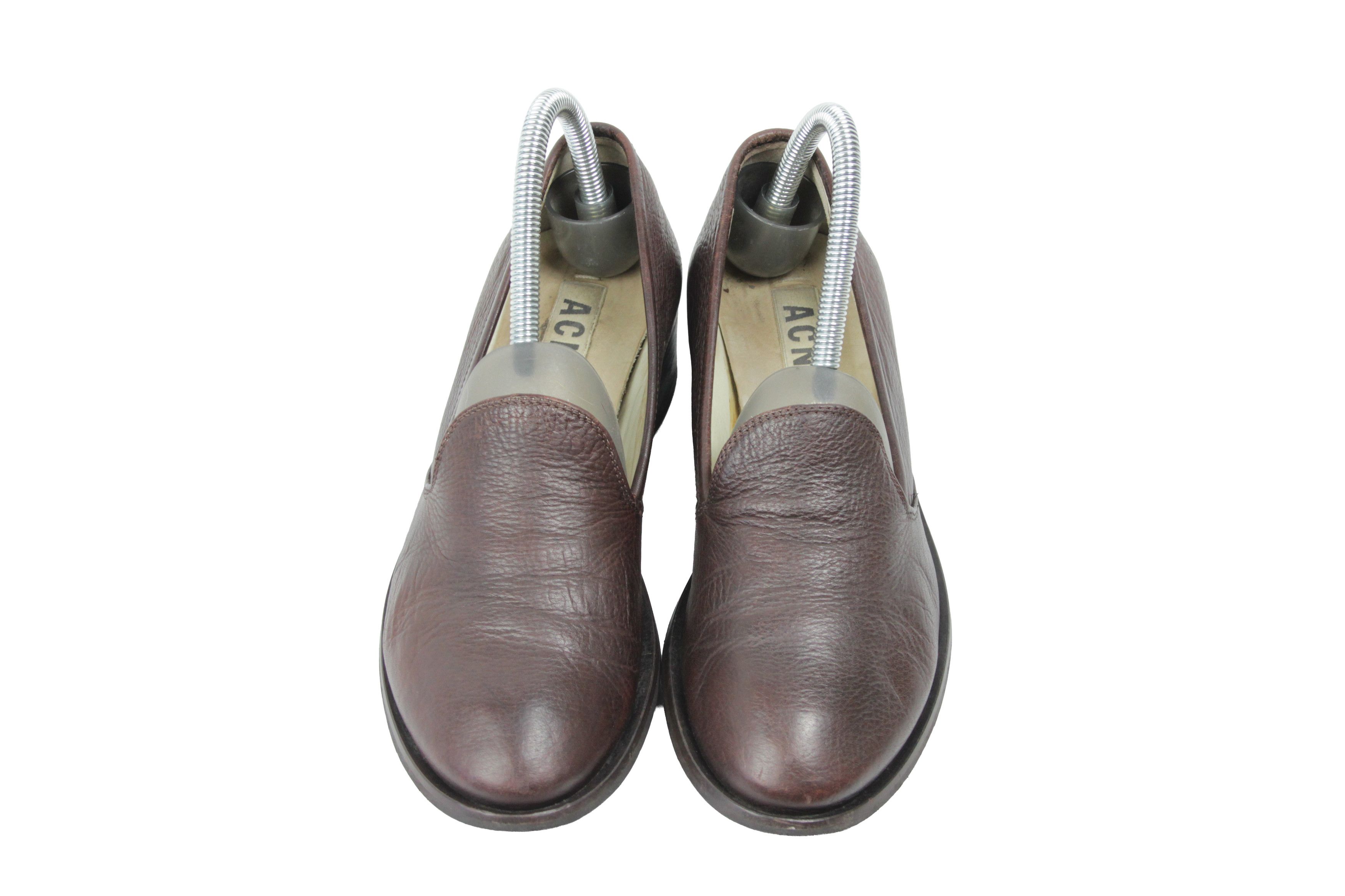 Acne Studios SS2013 Jem Leather Heeled Loafers Size US 8 / IT 38 - 9 Thumbnail
