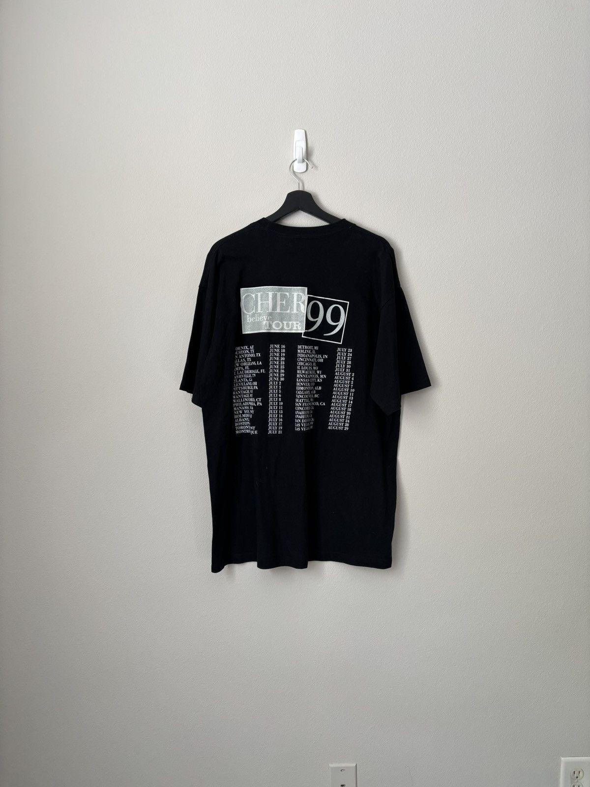 Vintage Vintage 1999 Cher Tour t shirt Size US XL / EU 56 / 4 - 2 Thumbnail