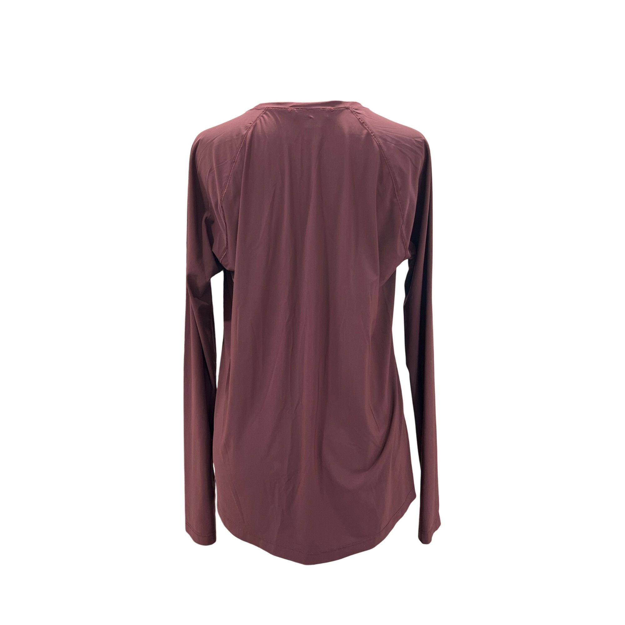 Athleta Athleta Womens Long-Sleeve Burgundy Performance Top SP Light Size S / US 4 / IT 40 - 2 Thumbnail