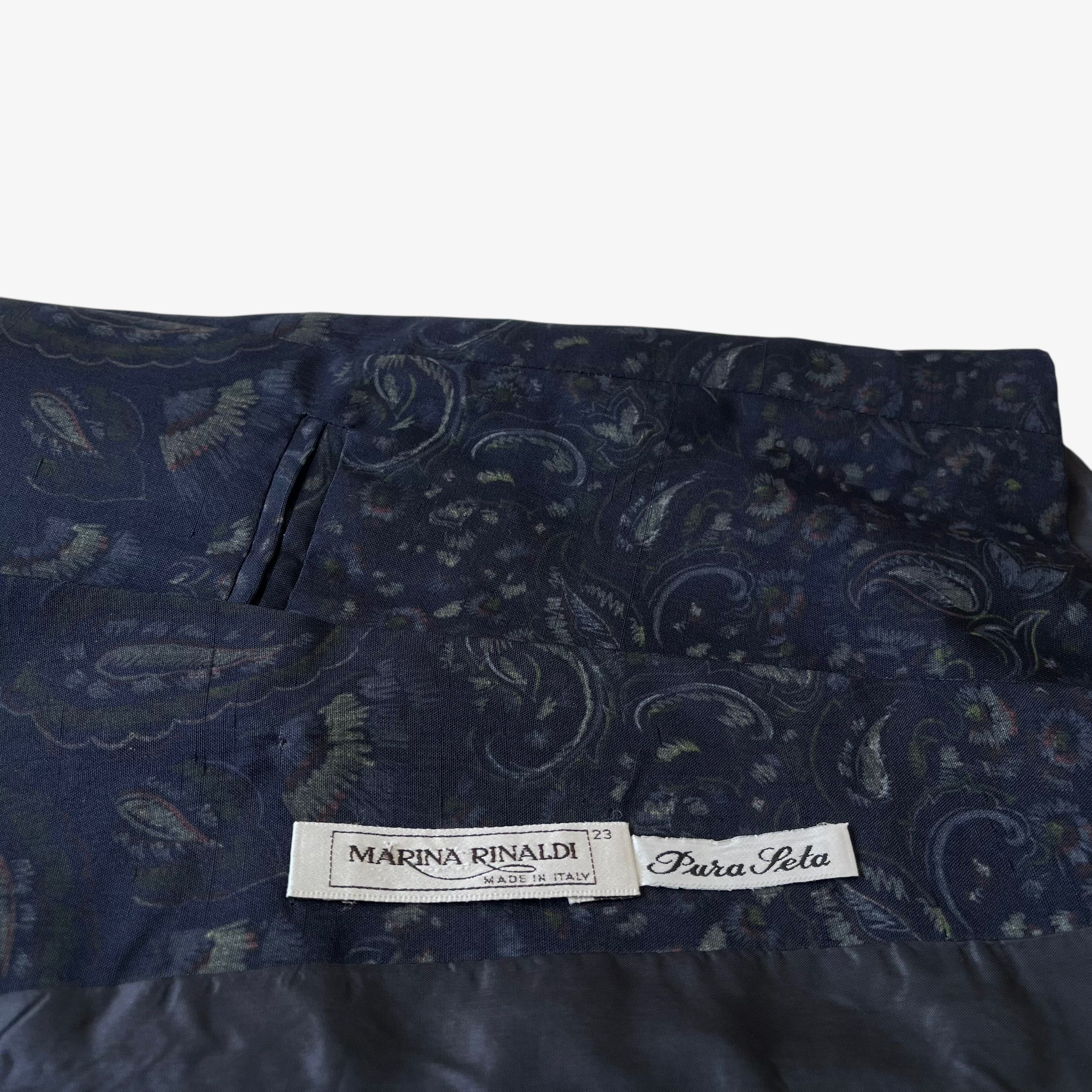 Marina Rinaldi Vintage 90s Women's Marina Rinaldi Paisley Print Silk Blazer Size XL / US 12-14 / IT 48-50 - 2 Thumbnail