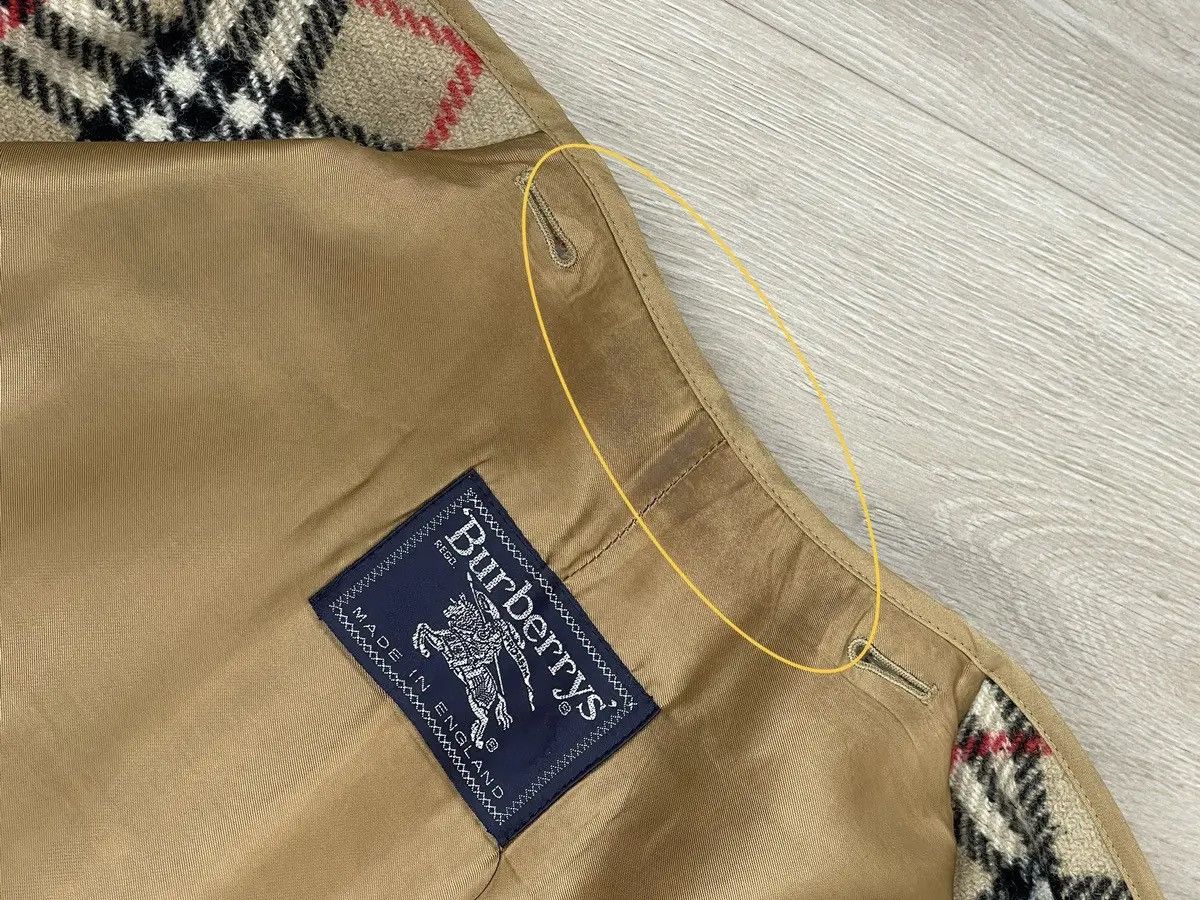 Burberry Vintage 90s Burberry Lining Wool Vest Check Nova Size L / US 10 / IT 46 - 8 Thumbnail