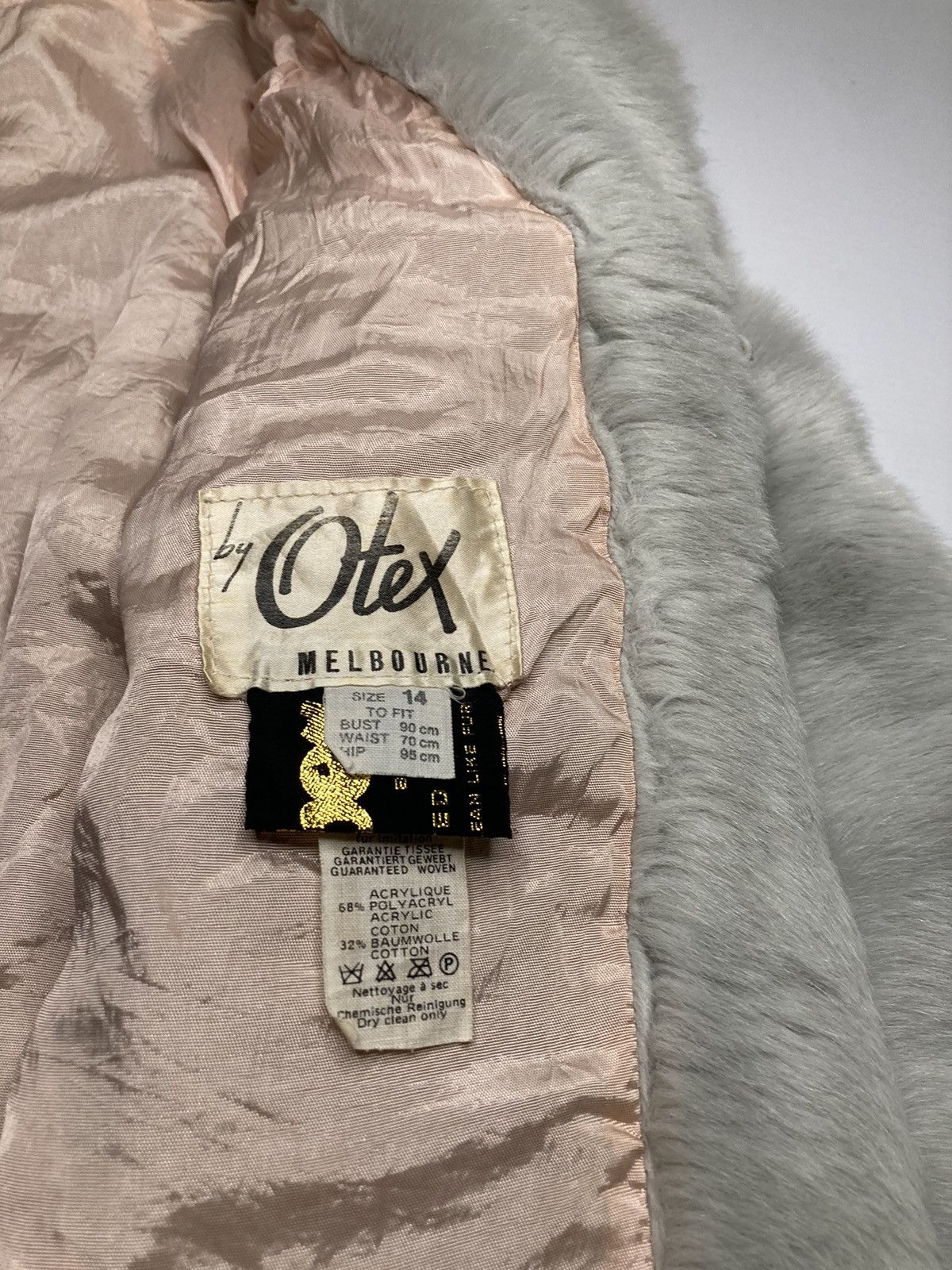 Vintage Vintage Faux Fur Grey Coat Jacket Size L / US 10 / IT 46 - 5 Thumbnail