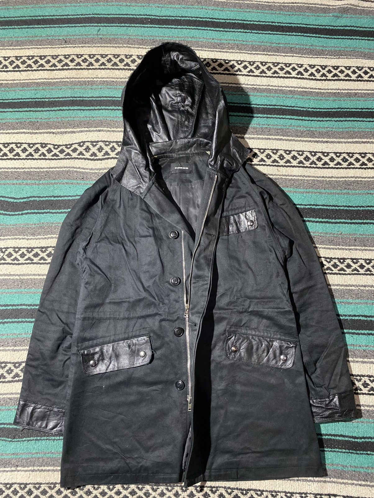 Diet Butcher Slim Skin AW2015 "Feather to Snow" Sheep Leather Parka Size US M / EU 48-50 / 2 - 3 Thumbnail