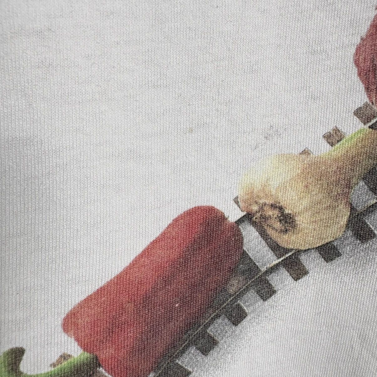 Vintage Vintage 90s Fresh Rail Vegetable Fruits Train T-Shirt Size US XL / EU 56 / 4 - 8 Thumbnail