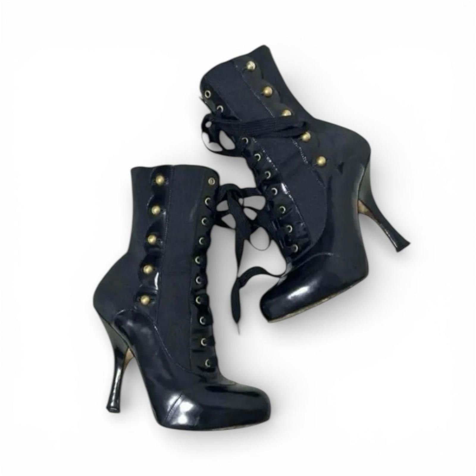 Dolce & Gabbana Dolce & Gabbana authentic victorian style mid length boots Size US 5.5 / IT 35.5 - 1 Thumbnail