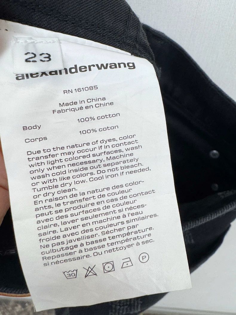 Alexander Wang Alexander Wang Women's Denim Jeans- Size 23" - 4 Thumbnail