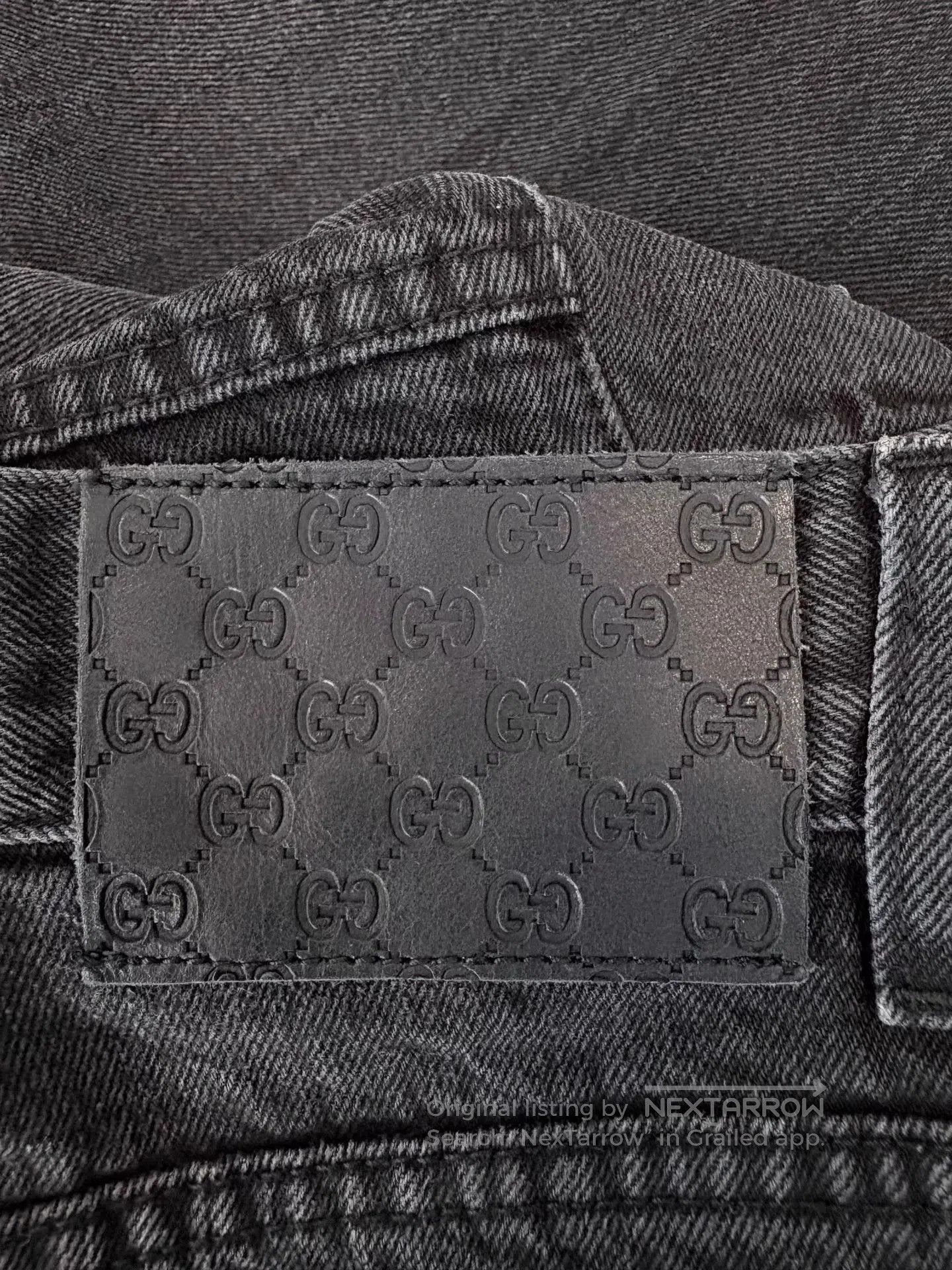 Gucci Black Denim Pants Size 34. Size US 34 / EU 50 - 3 Thumbnail