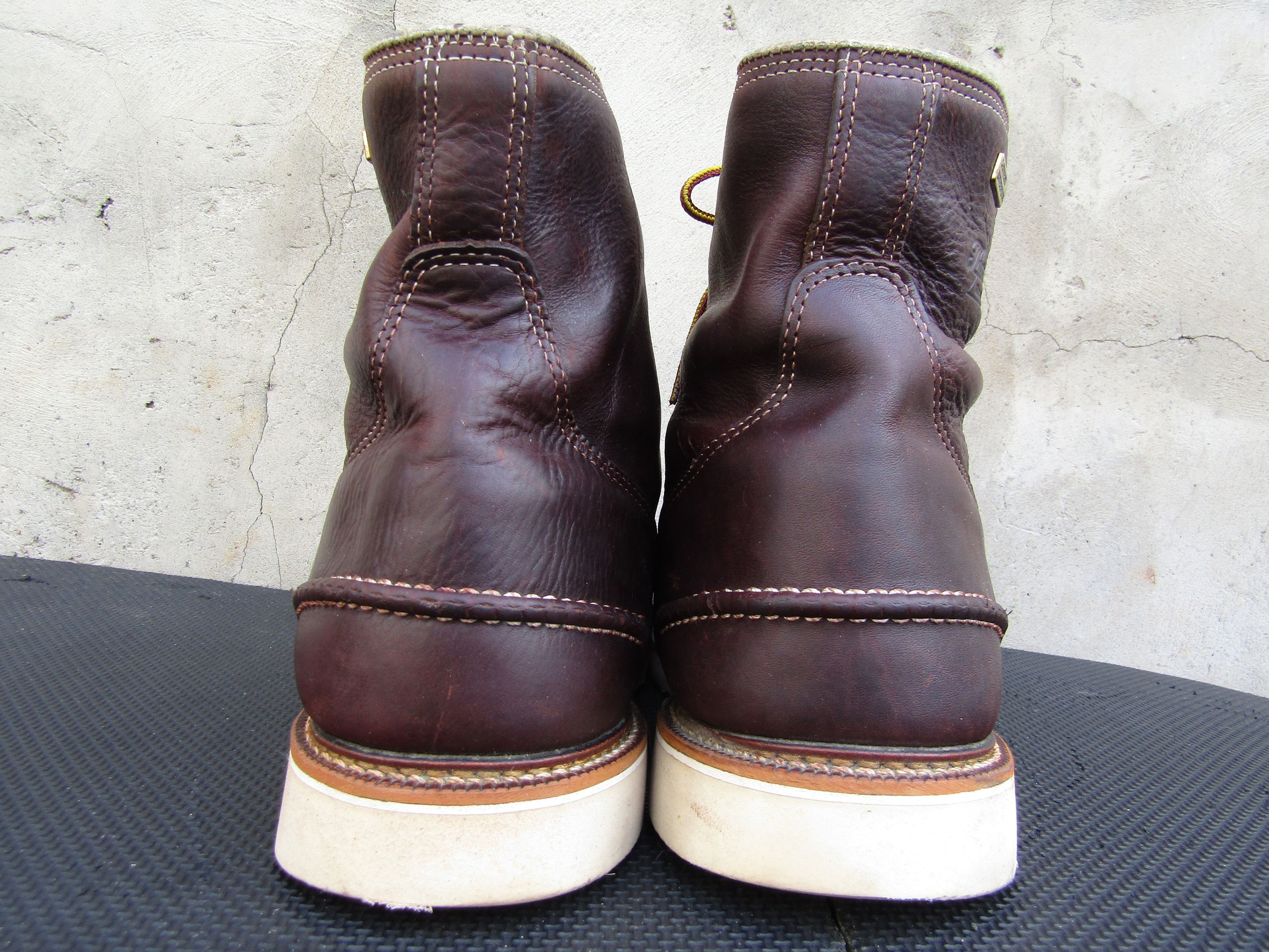 Thorogood Thorogood 1957 Briar Moc Toe Brown Leather 6" 814-3600 Size US 14 / EU 47 - 5 Thumbnail