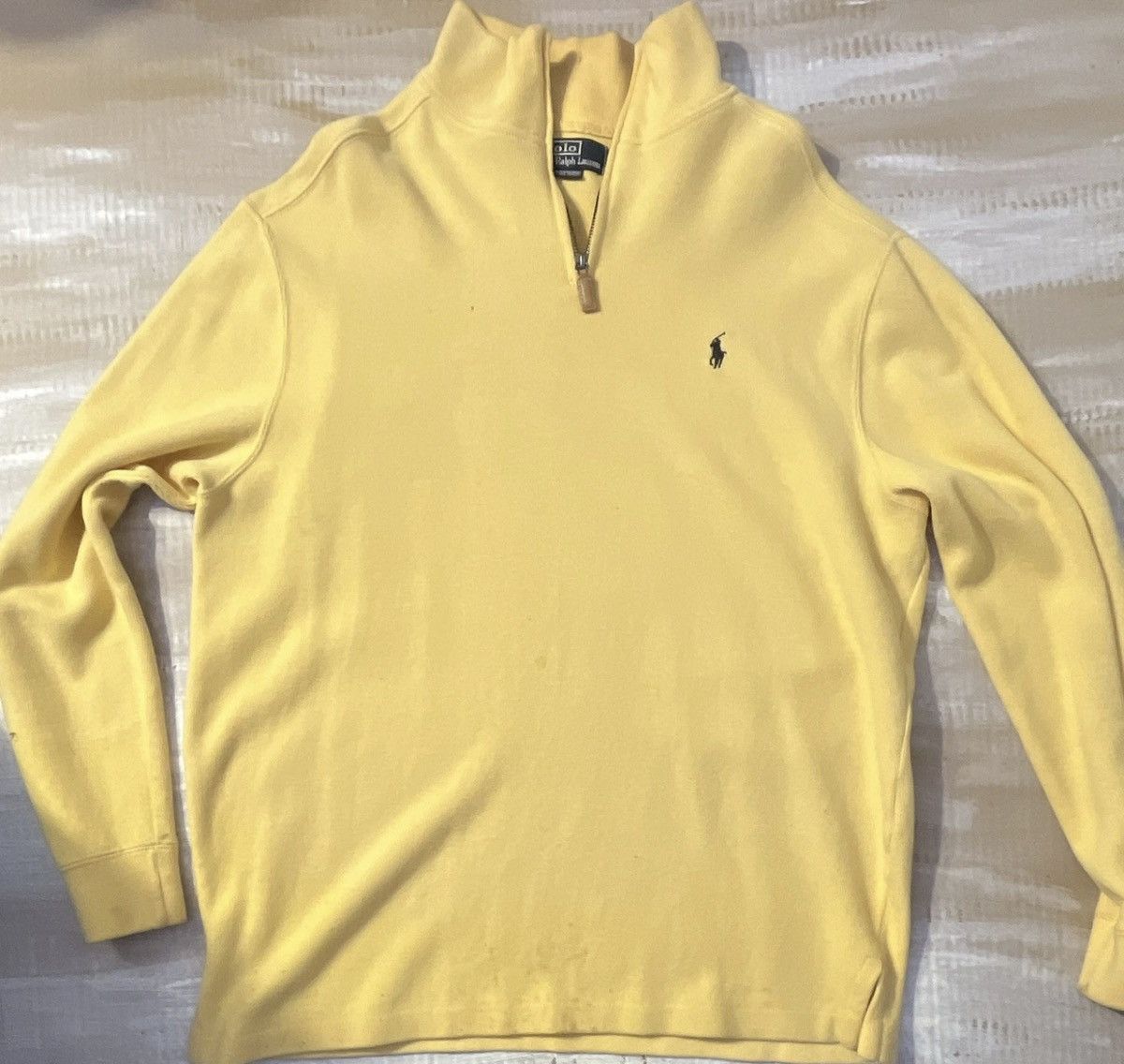 Polo Ralph Lauren Polo Ralph Lauren Yellow 1/4 Zip Size US L / EU 52-54 / 3 - 1 Thumbnail