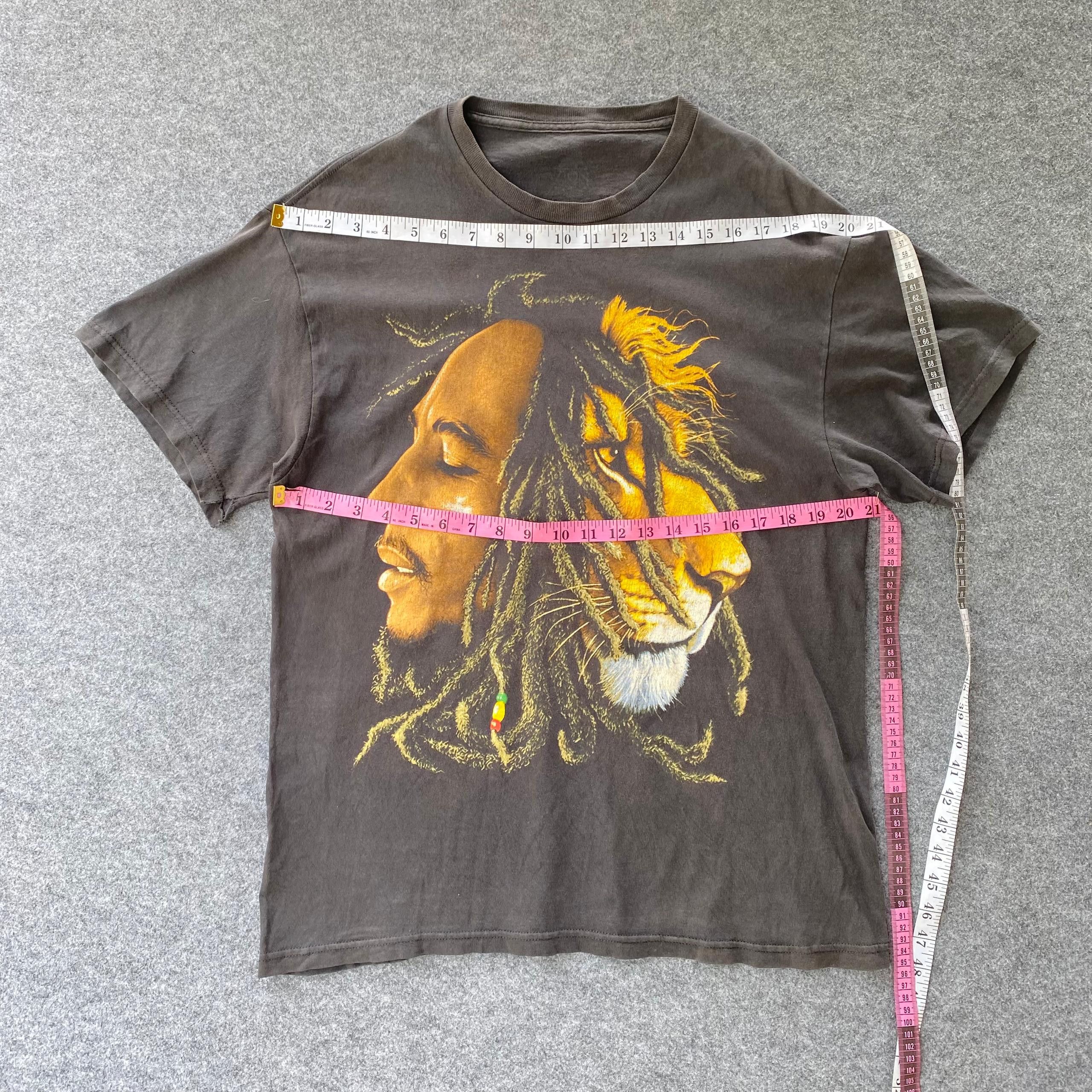 Rap Tees Vintage Bob Marley Raggae Promo Tshirt Size US L / EU 52-54 / 3 - 3 Thumbnail