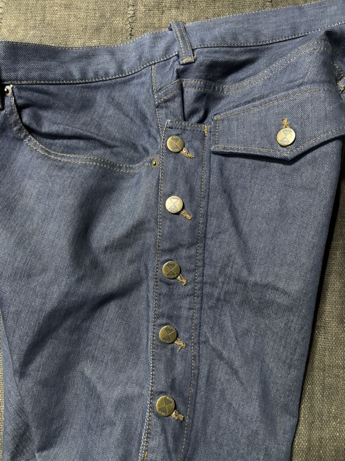 Final Home Final Home denim pants Mens size 3 (33w) blue Size US 33 - 6 Thumbnail