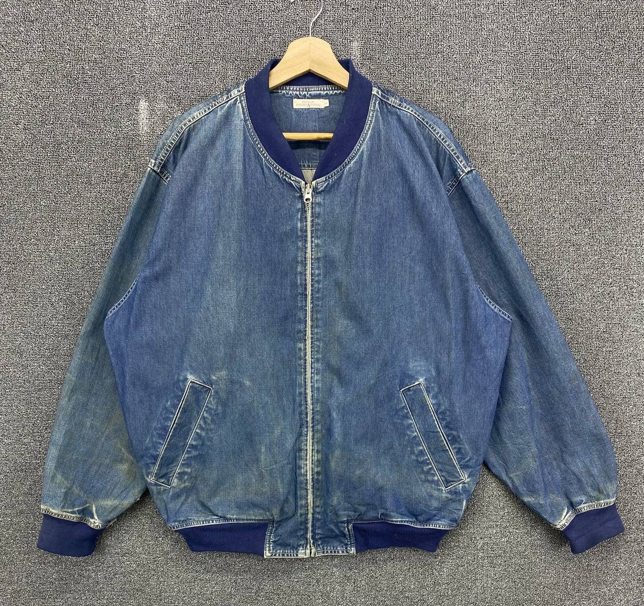 Vintage Vintage Dunlop International Denim Jacket Size US L / EU 52-54 / 3 - 2 Thumbnail