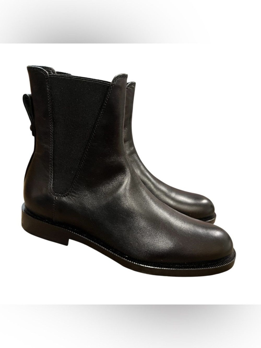 Lafayette 148 Lafayette 148 Barrett Leather Chelsea Booties Black 38.5 EU Size US 8.5 / IT 38.5 - 3 Thumbnail