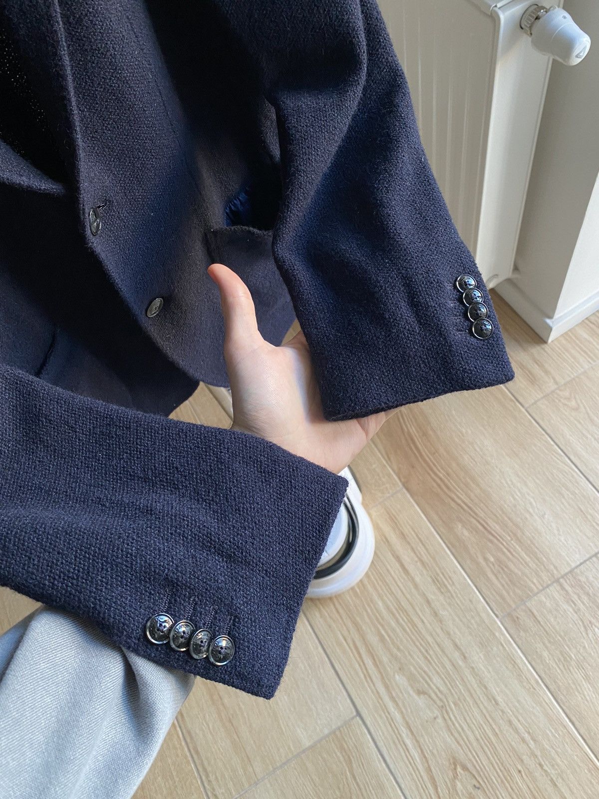 Baldessarini Baldessarini Wool Blazer Navy Size 44R - 7 Thumbnail