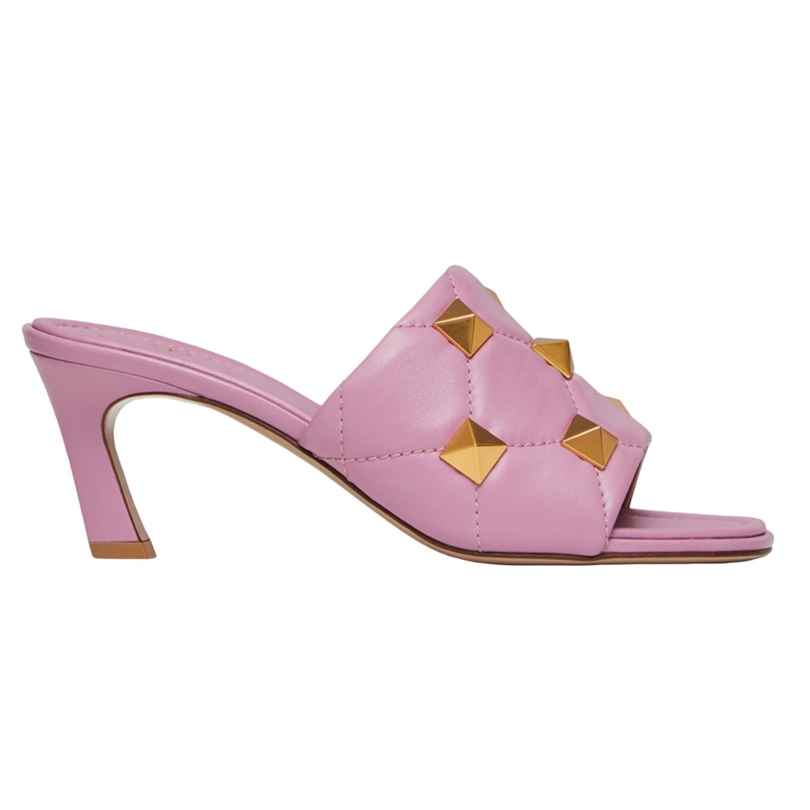 Valentino Rockstud Roman Stud Backless Mule Slide Heel Sandal 38 Size US 8 / IT 38 - 1 Thumbnail