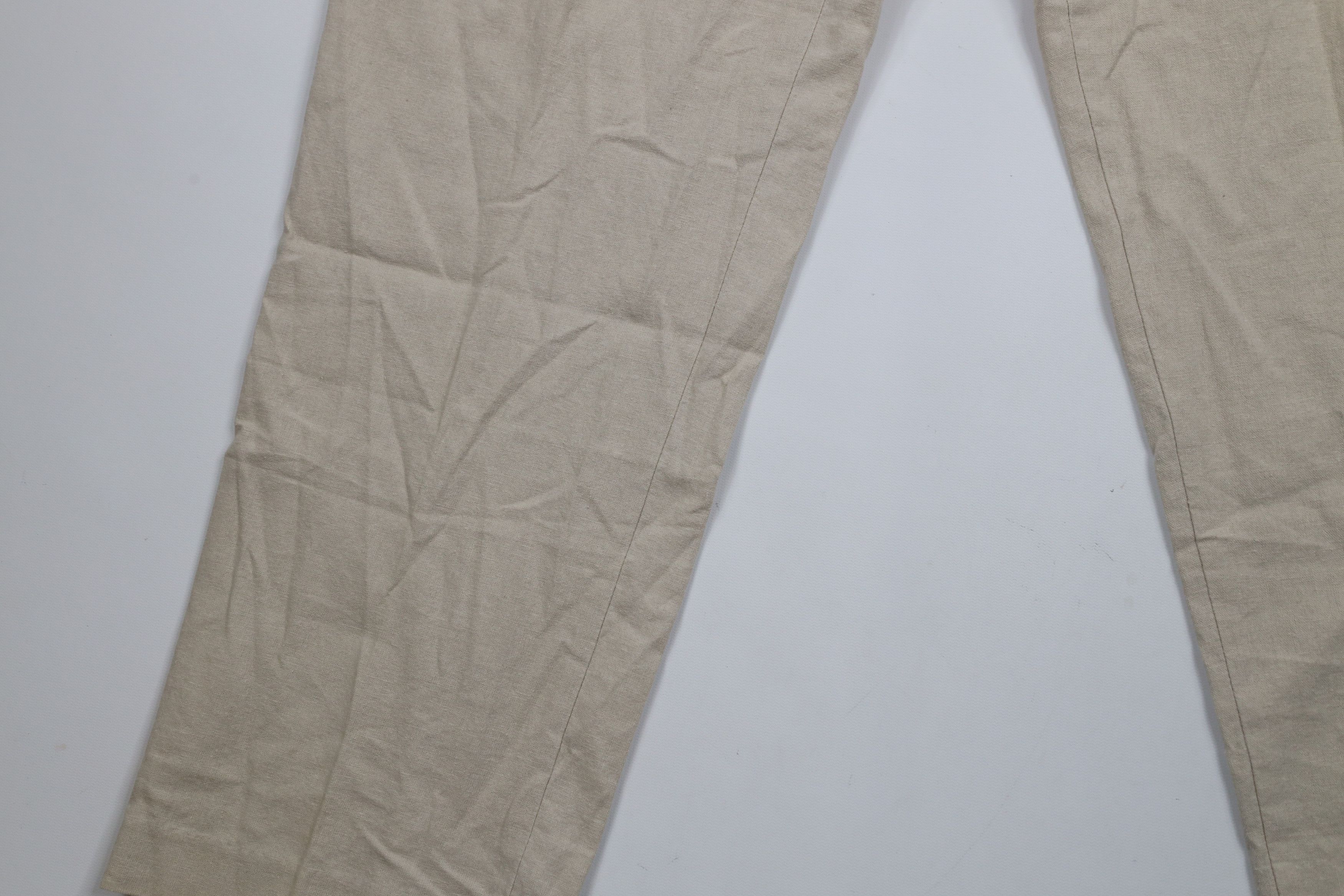 Vintage Vintage 90s Streetwear Linen Blend Wide Leg Chino Pants Size US 36 / EU 52 - 7 Thumbnail