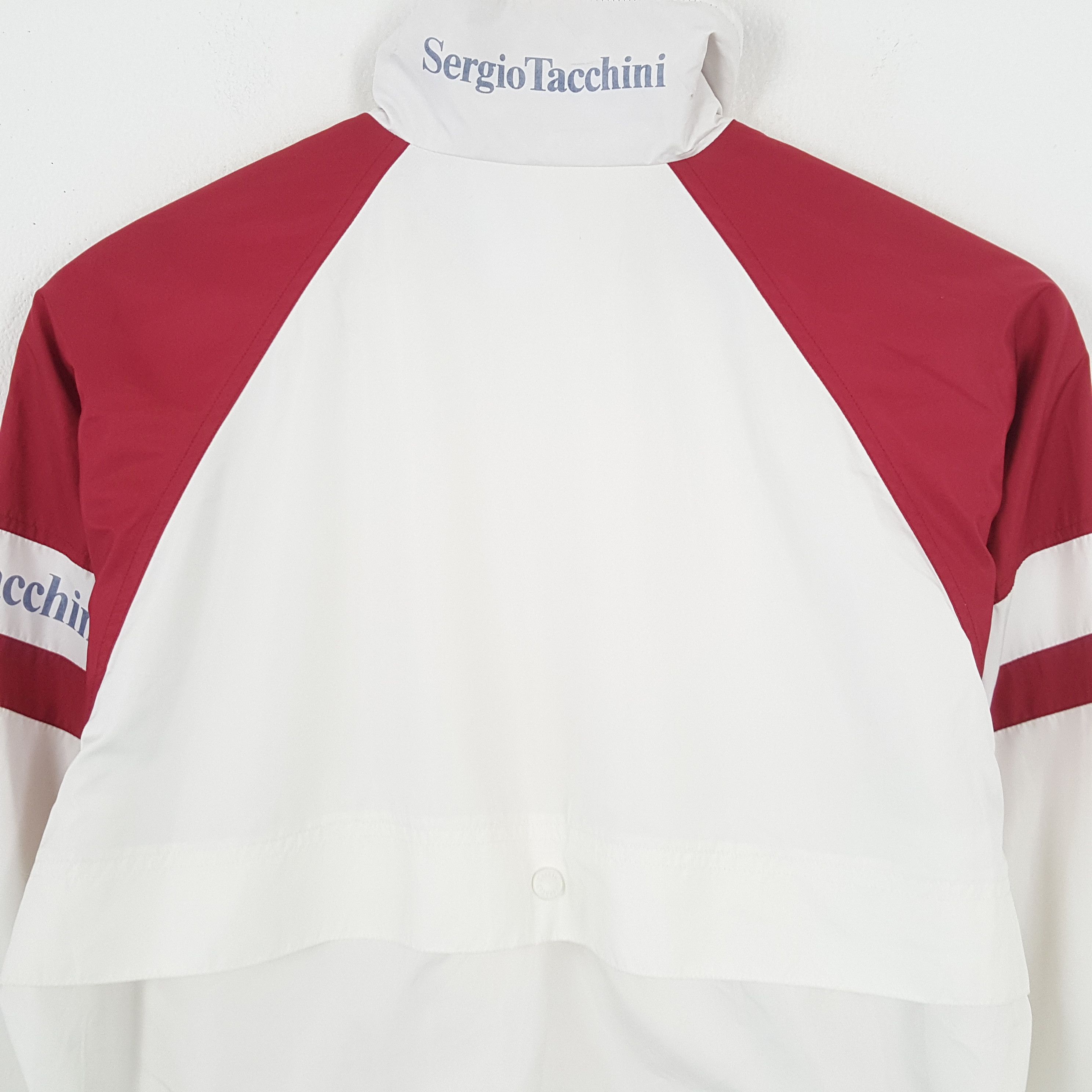 Sergio Tacchini × Vintage SERGIO TACCHINI Sports Style Small Logo Design Jacket Size US XL / EU 56 / 4 - 4 Thumbnail