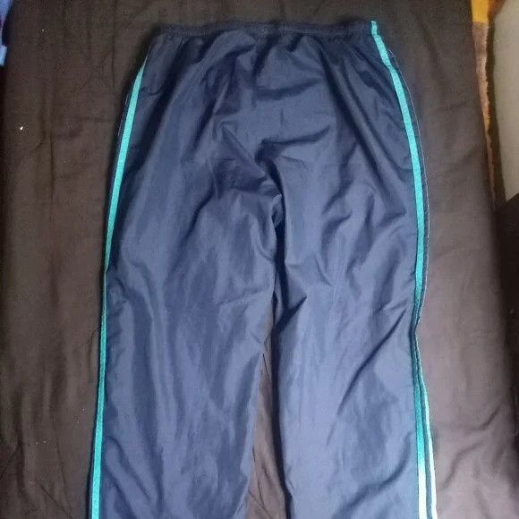Adidas Vintage Adidas 3 Stripe Mesh Lined Wind Pants Joggers Size US 32 / EU 48 - 8 Thumbnail