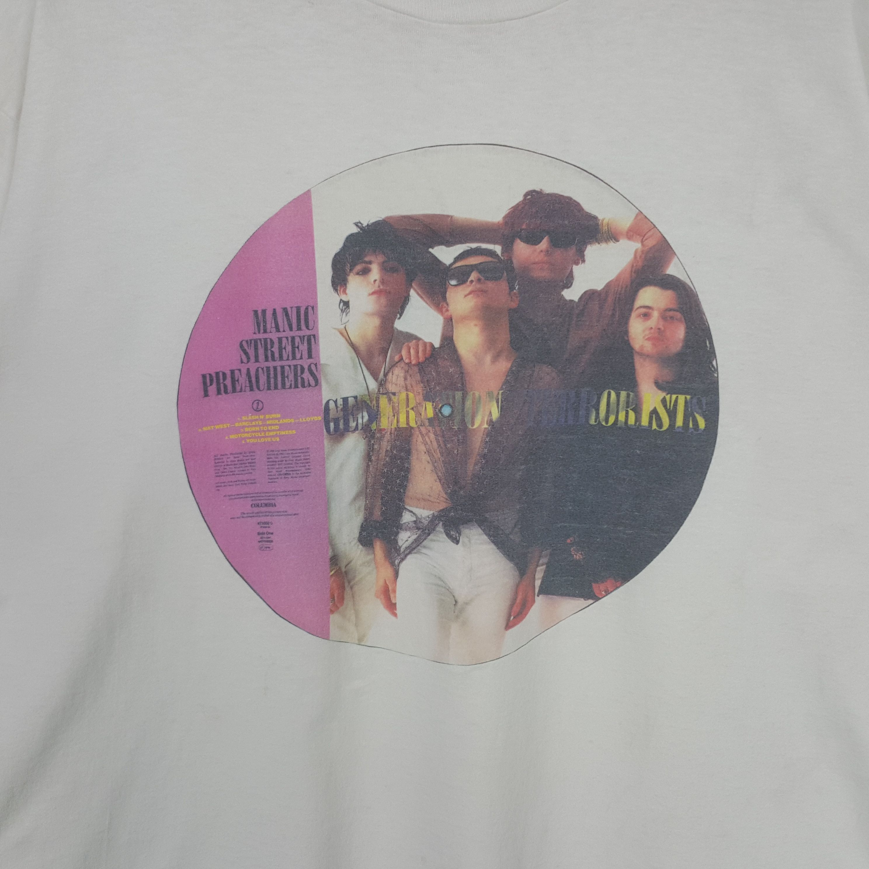 Band Tees Vintage Manic Street Preachers 90's Rock Band Tshirt 32 Size US L / EU 52-54 / 3 - 2 Thumbnail