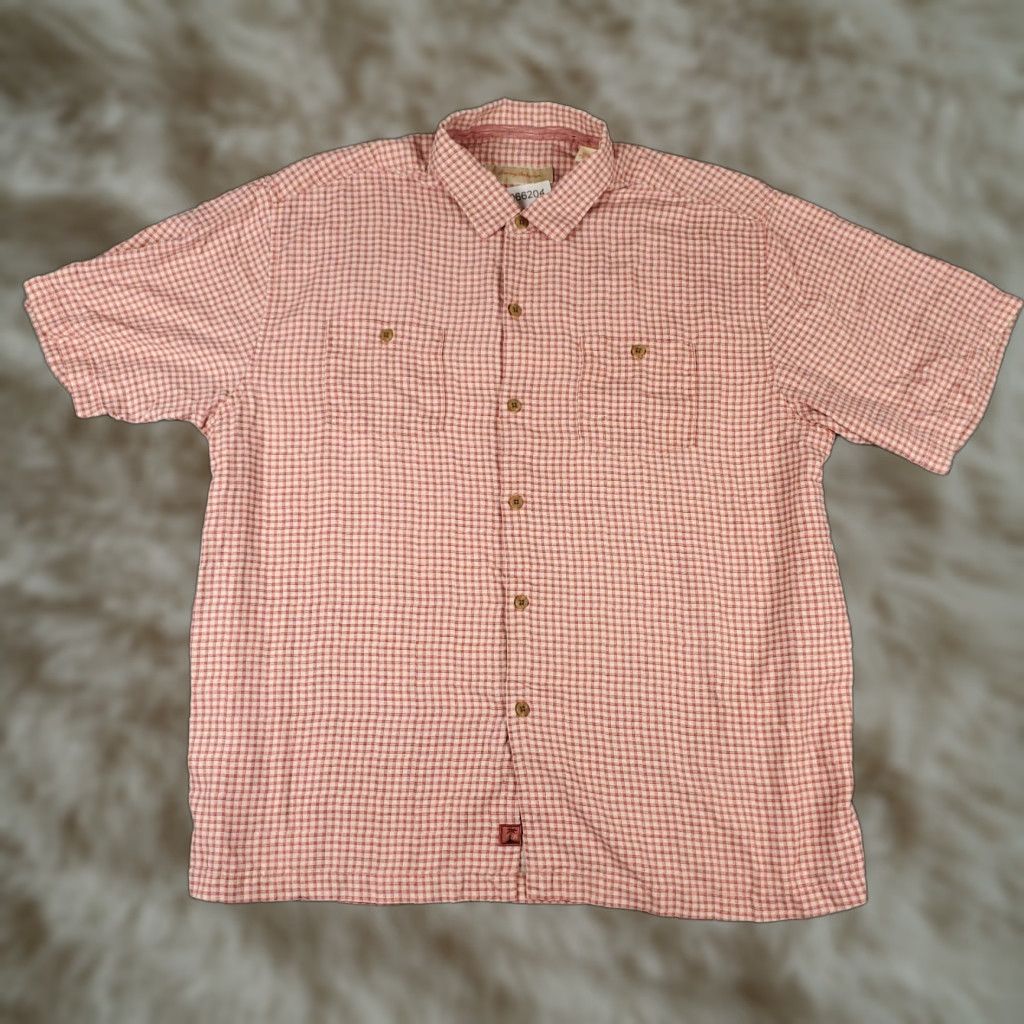 Tommy Bahama Tommy Bahama Shirt Mens XL Red Silk Hawaiian Button Up Size US XL / EU 56 / 4 - 1 Thumbnail