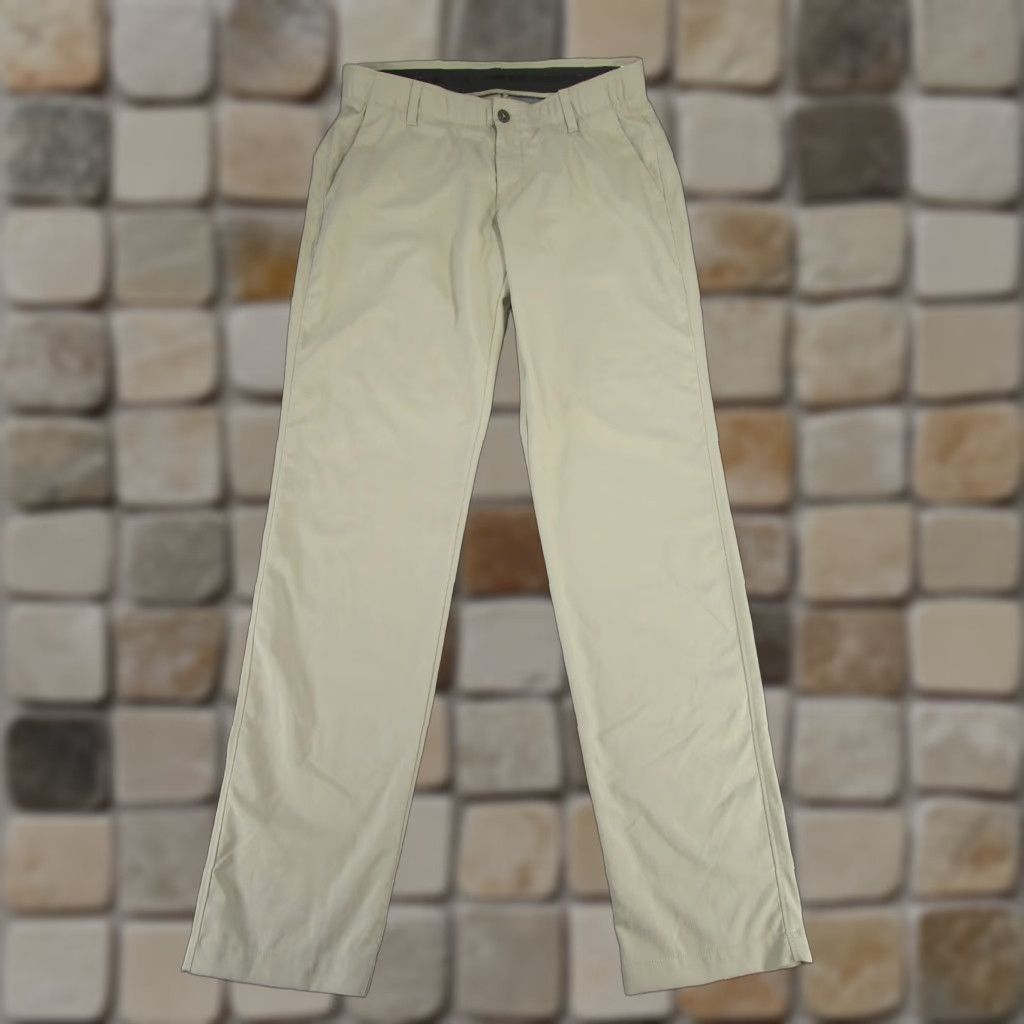 Under Armour Under Armour Pants Mens 34 The Showdown Beige Nylon Blend Lightweight 34x34 Size US 34 / EU 50 - 1 Thumbnail
