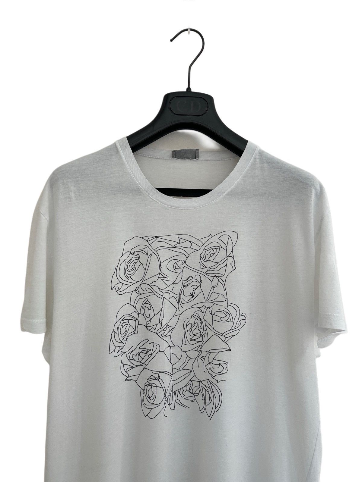 Dior × Hedi Slimane Dior Homme SS07 rose T-shirt Size US L / EU 52-54 / 3 - 2 Thumbnail
