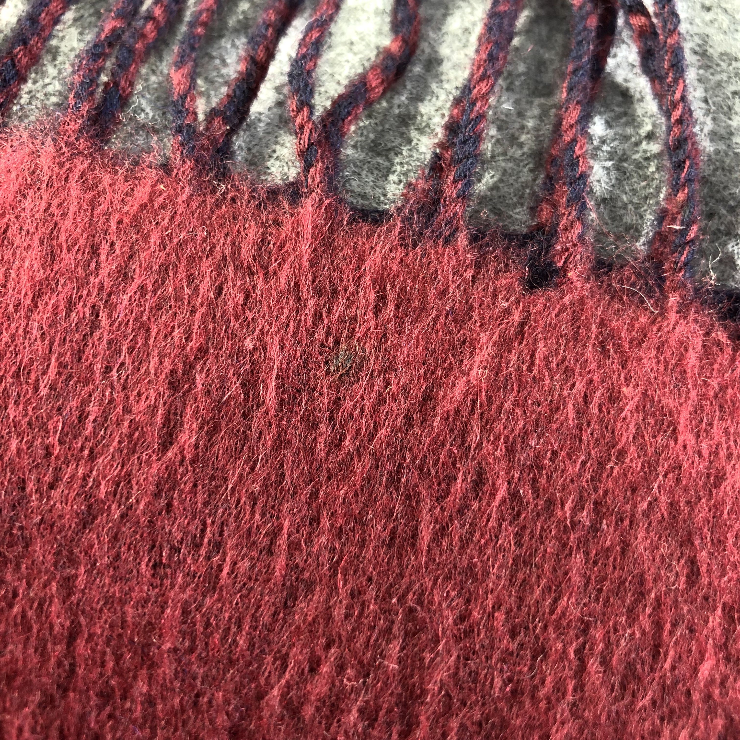 Christian Dior Monsieur Christian Dior Plain Cashmere Scarf Muffler V1604 Size ONE SIZE - 7 Thumbnail