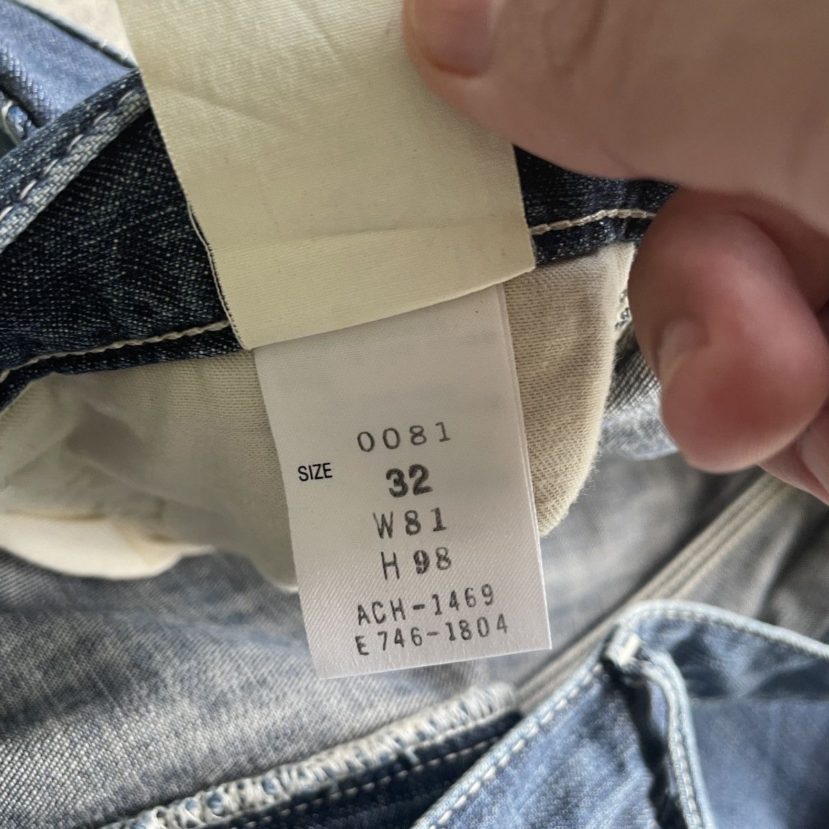Carhartt × Vintage Carhartt Faded Baggy Worker Denim Jeans Pants W32 Size US 32 / EU 48 - 9 Thumbnail