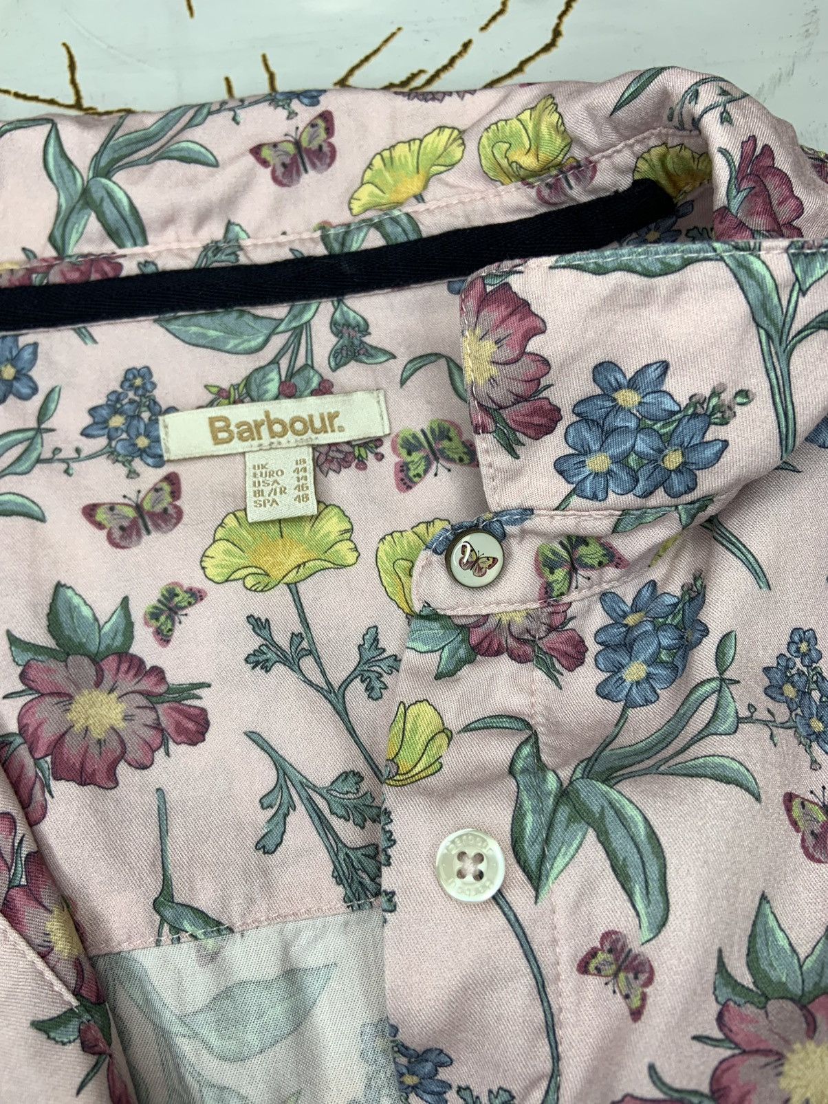 Barbour Barbour Women Else Dress Long Floral UK 18 US 14 EUR 44 Size XL / US 12-14 / IT 48-50 - 6 Thumbnail