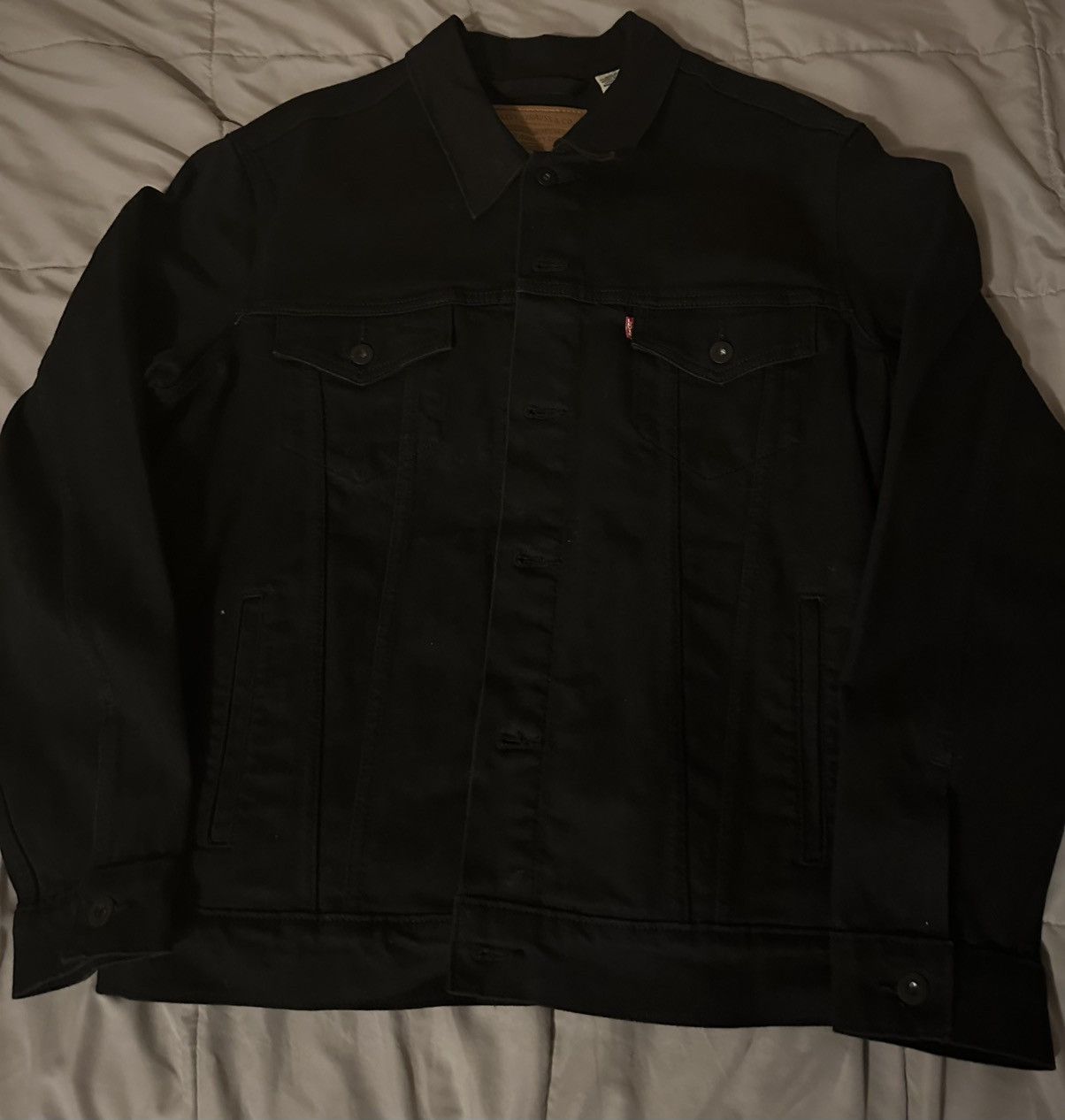 Levi's Men’s Levi’s Black Denim Jacket Size US XS / EU 42 / 0 - 1 Thumbnail