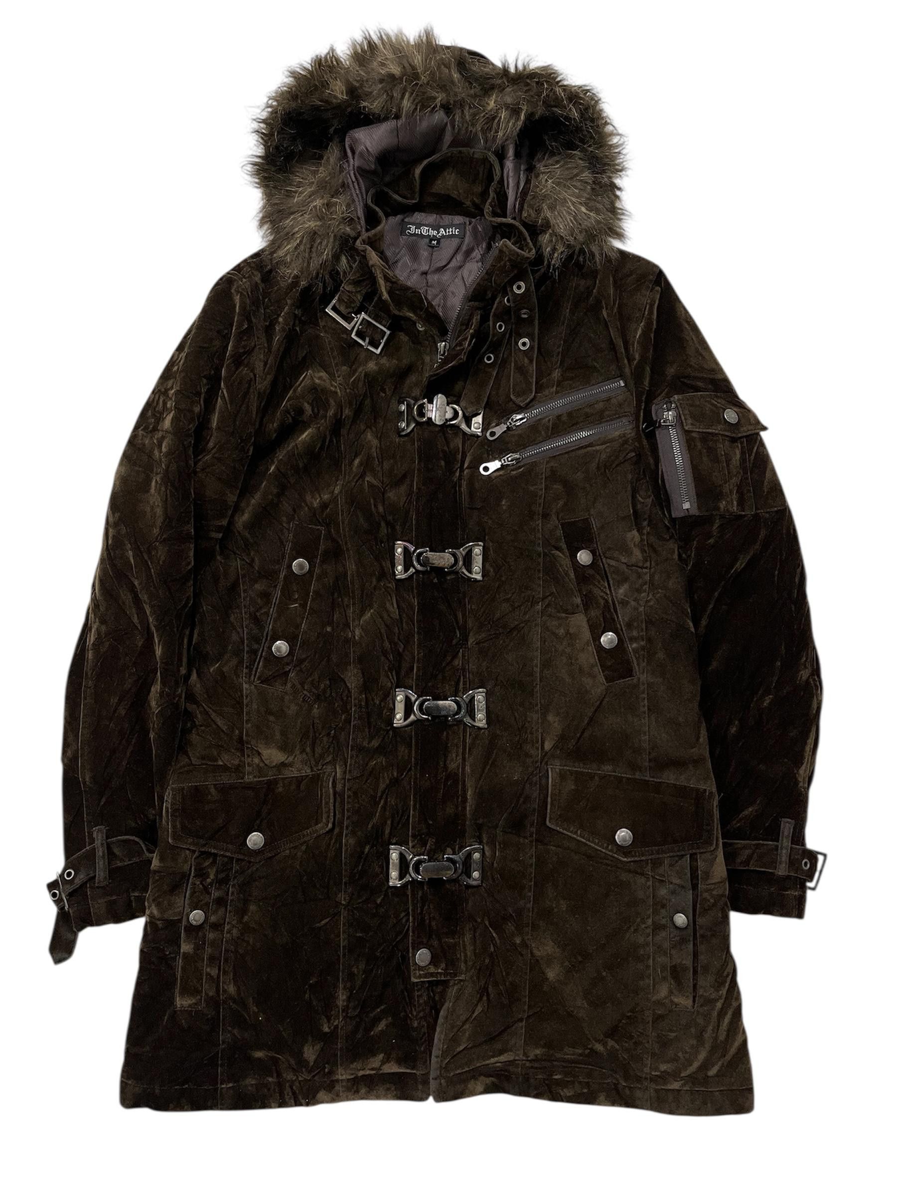 In The Attic In The Attic Velvet Fur Parka Jacket Punk Style Size US M / EU 48-50 / 2 - 2 Thumbnail
