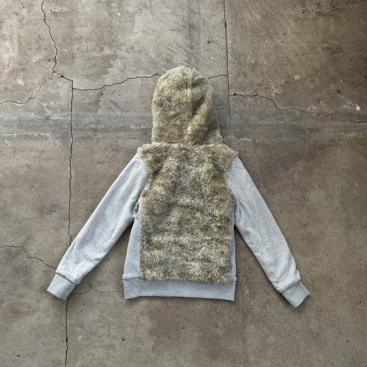 Hysteric Glamour Derek Heart Faux Fur Zip Hoodie LGB Style Size M / US 6-8 / IT 42-44 - 2 Thumbnail