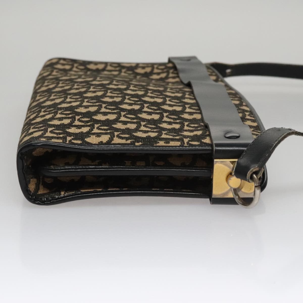 Dior DIOR Trotter Canvas Shoulder Bag Navy Size ONE SIZE - 3 Thumbnail